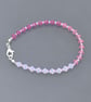 Preciosa Crystal bicone bracelet - Pink ombre - Image 2