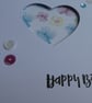 Floral Heart Aperture Birthday Card - Image 10