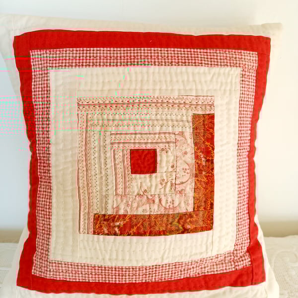 Patchwork cushion cover