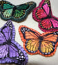 Large Soft Pink Butterfly Hair Clip, Felt Hair Accessory - Image 3