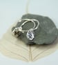 Silver Hoops with Rune Dangles - Choose your Viking Runes and personalise - Image 4