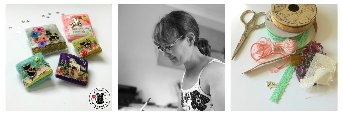 Ellie's Treasures hand sewn accessories