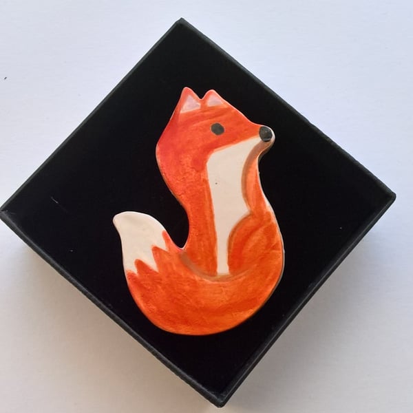 Fox Brooch