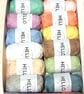 12 balls x 25g Hello Cotton Yarn Collection 100% Cotton - PASTELS Yarn Pack