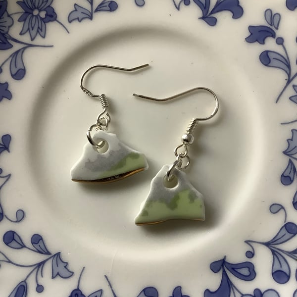 Handmade Drop Earrings, One of a Kind, Unique, Eco Friendly Gifts.