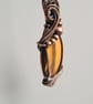 Natural Tigers Eye & Copper Pendant Necklace Gift Crystal Jewellery Jewelry - Image 6