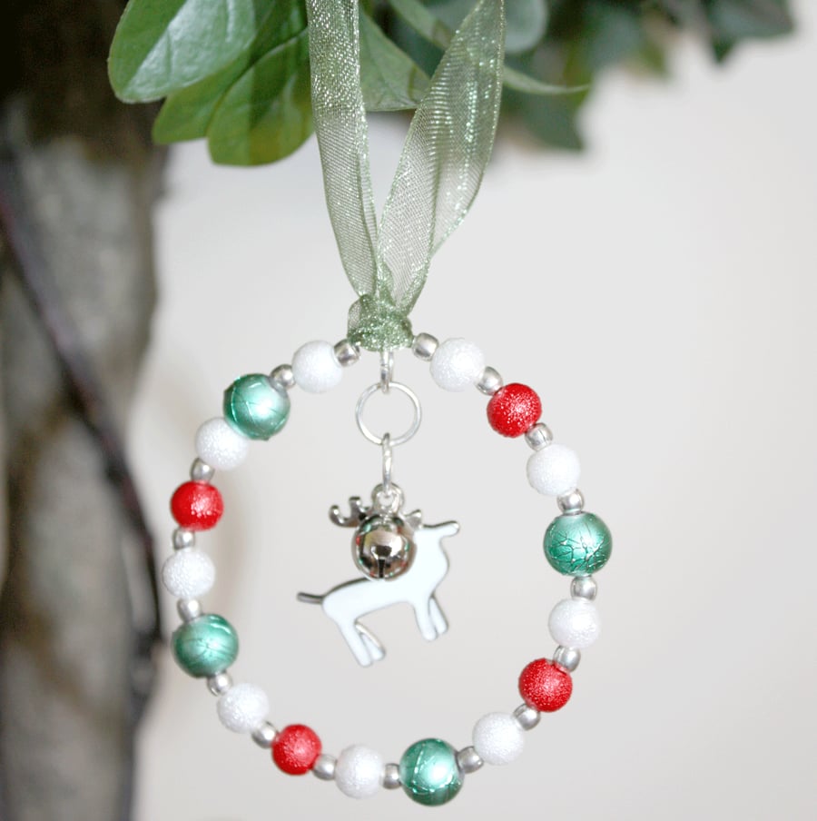 Christmas Tree Decoration with Reindeer 08