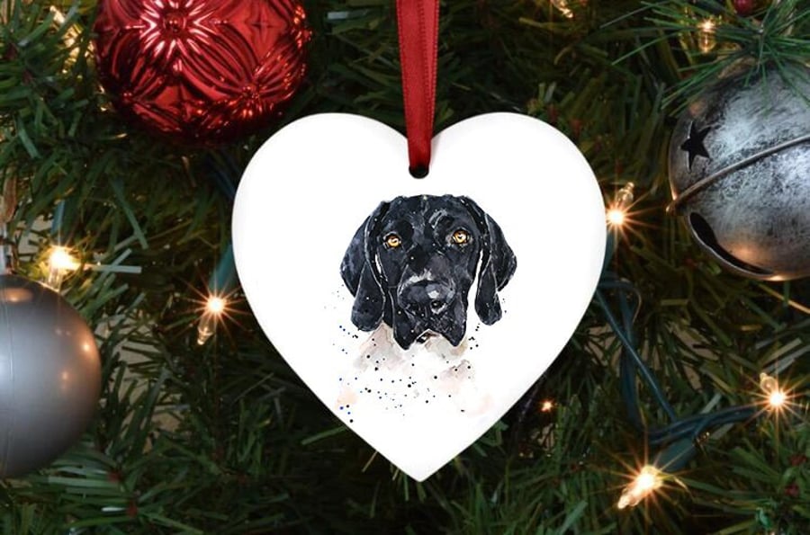 German Shorthaired Pointer Tree Decoration.GSP Xmas Tree Decoration,GSP Christma