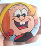 Minnie the Minx Badge & Greetings Card - The Beano Comic Character Gift - Image 2