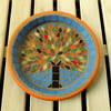 Autumn Jewel Tree Mosaic Garden Bird Bath