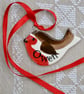 Little Personalised Robin - Hand Made - Image 5
