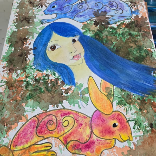 Fairy Acrylic Painting