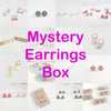 Mystery Earring box, surprise, studs and huggie hoops