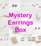 Mystery Earring box, surprise, studs and huggie hoops