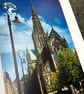 Glasgow Cathedral Signed Mounted Print FREE DELIVERY - Image 5