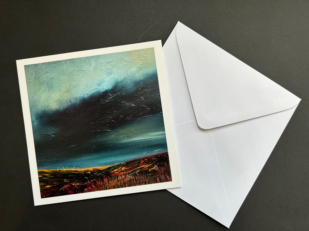 Moorland Grasses - Greeting Card (Art)
