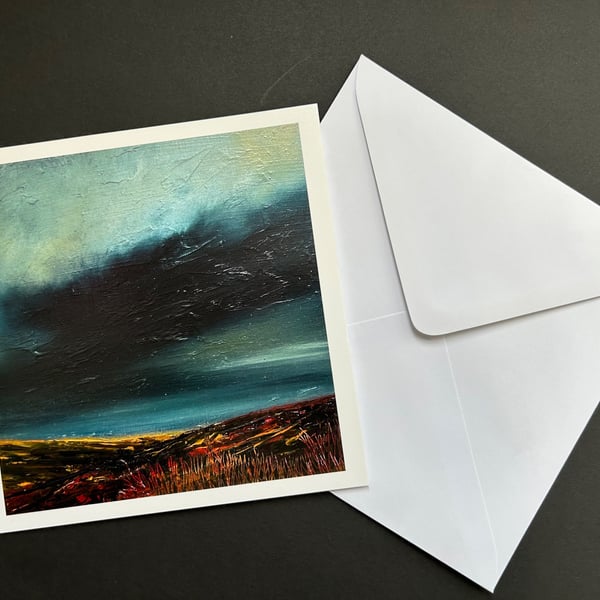 Moorland Grasses - Greeting Card (Art)