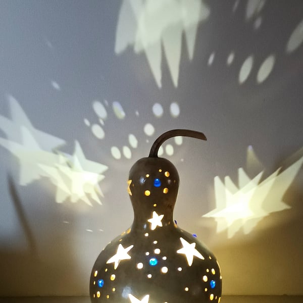 Starry Night Gourd Lamp, Night Light