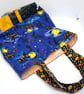 Halloween Trick or Treat Bag, Handmade Spooky Night Tote - Image 2