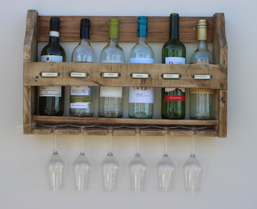 Wine rack, 6 bottles