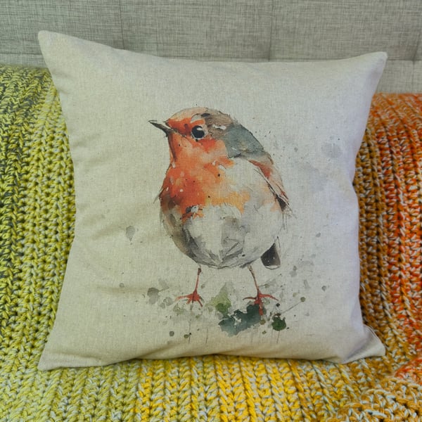 Robin Cushion - Option 5 (6 Designs Available)