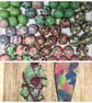 Polymer Clay Green Bead and Pendant Collection - Image 1