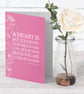 Wizard of Oz Quote Card - Literary Gift - A Heart is Not Judged - Image 2