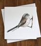 Long-Tailed Tit Blank Card - Image 2