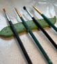Snake brush holder clay handmade - Image 2
