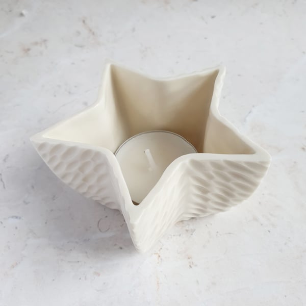 Star tealight holder