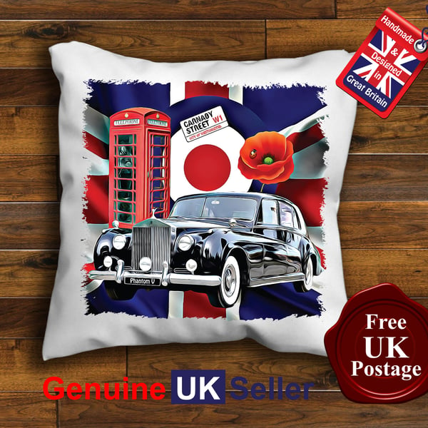 Rolls Royce Phantom Cushion Cover, Choose Your Size