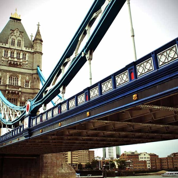 Tower Bridge River Thames London England Photograph Print