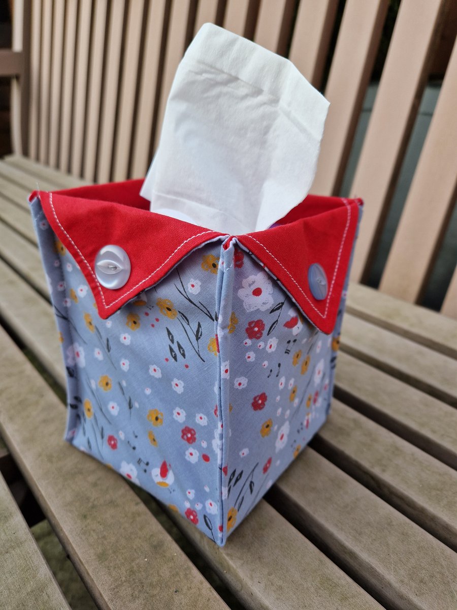 Handmade tissue box cover