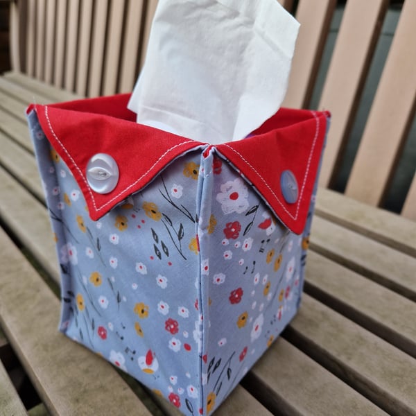 Handmade tissue box cover