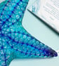 Fused Glass Starfish - Royal Blue -Turquoise - Image 9