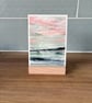 Two Mini Seascape Prints with Wooden Stand - Set 1 - Image 2