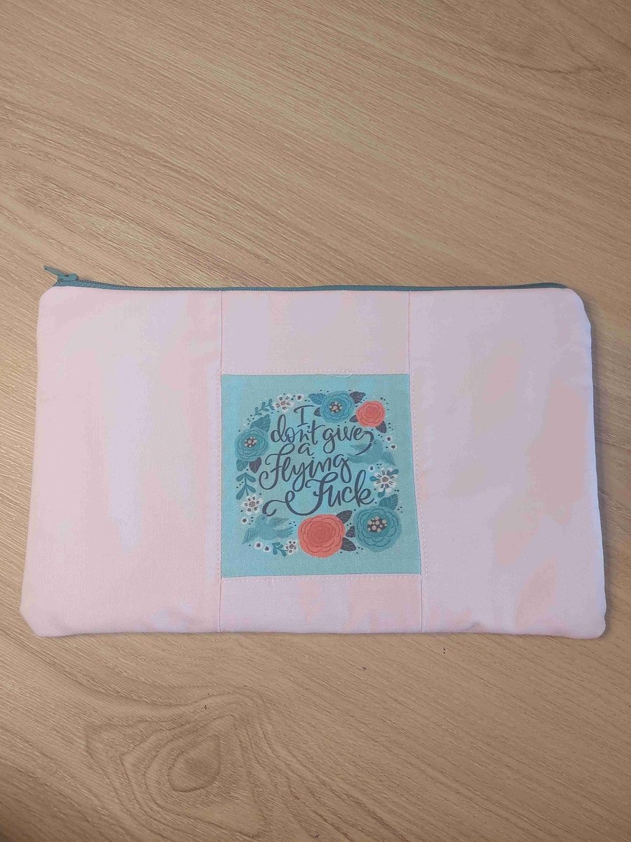 I dont give a flying f-ck make up bag 