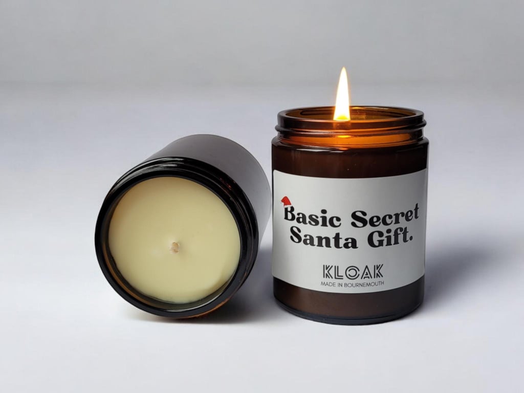 Basic Secret Santa Gift Candle