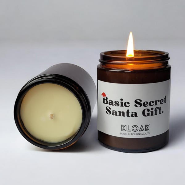 Basic Secret Santa Gift Candle