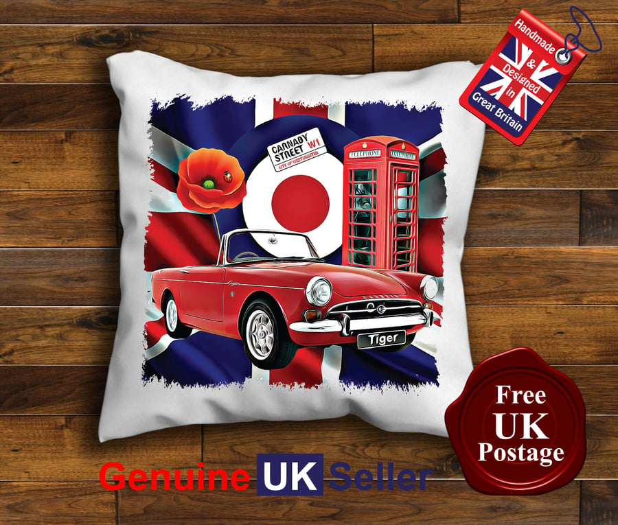 Sunbeam Tiger Cushion Cover, Choose Your Size