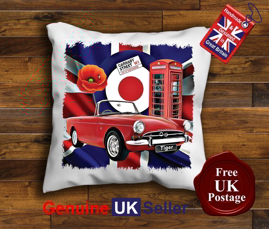 Sunbeam Tiger Cushion Cover, Choose Your Size