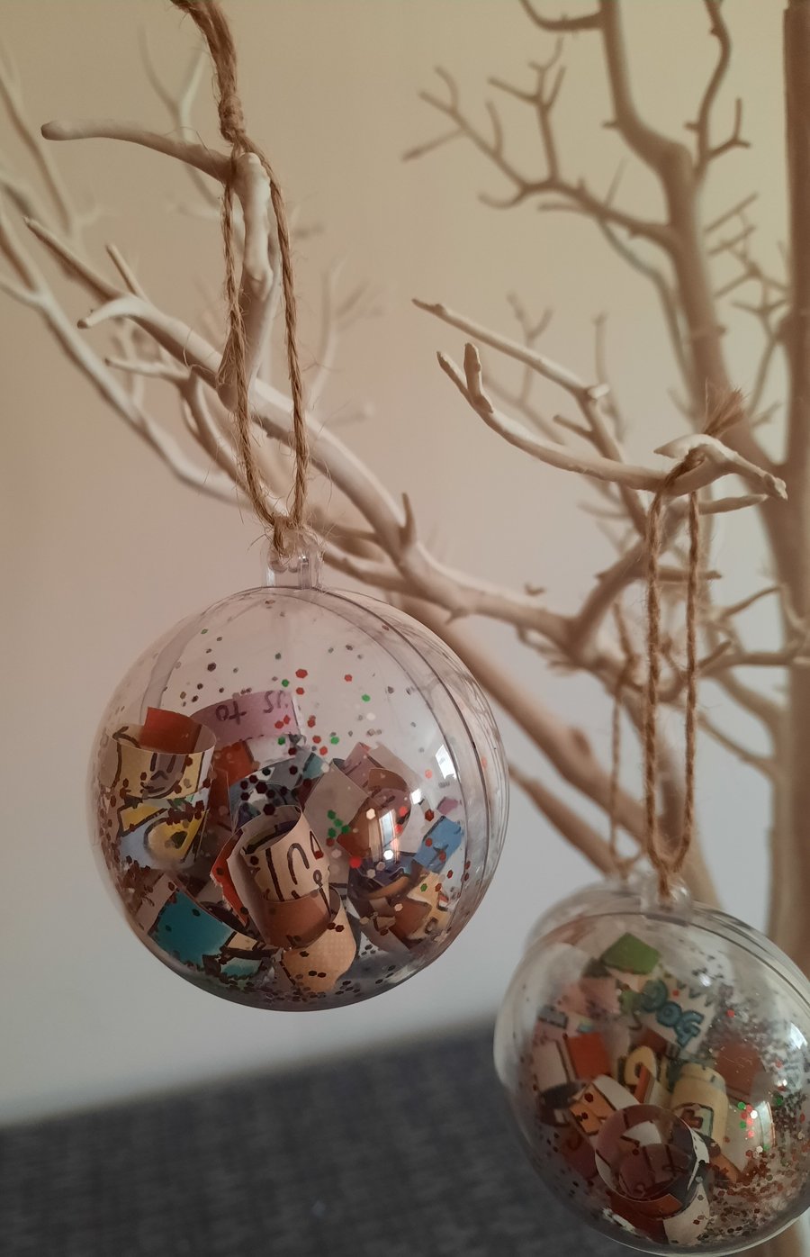 Christmas Decoration - Three Comic Book Baubles
