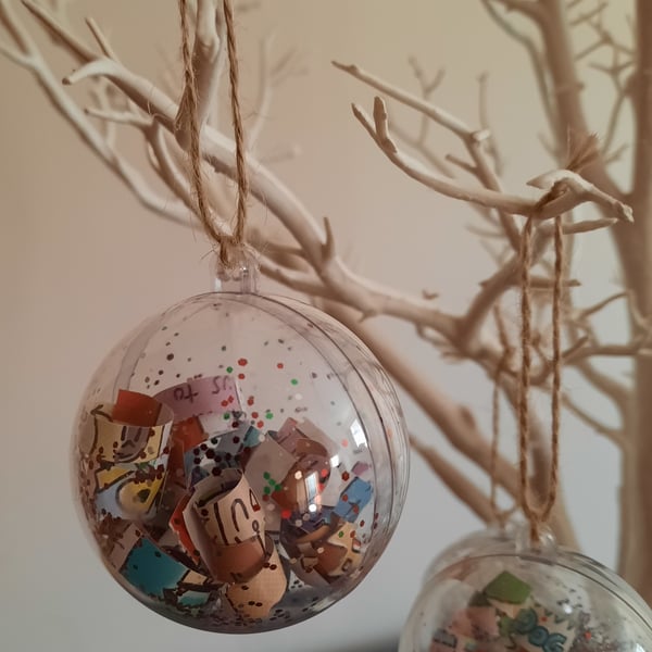Christmas Decoration - Three Comic Book Baubles