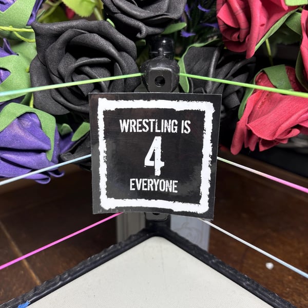 Wrestling Is 4 everyone NWO Sticker - Pro Wrestling Gift (2.5")