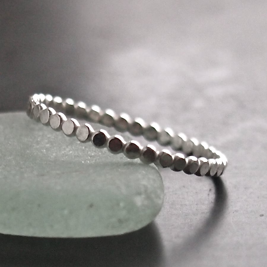 Sterling Silver Circles Ring