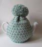 Tea cosie Tea cosy - tweed icicle with pompom - Image 5