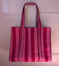 Quilted Stripe Tote Bag