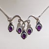 Shimmering Amethyst necklace