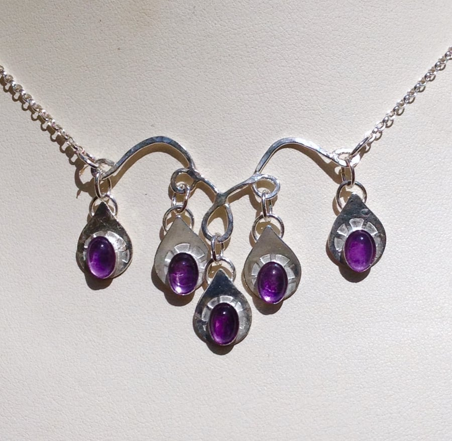 Shimmering Amethyst necklace