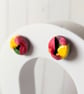 Tropical pineapple slice studs
